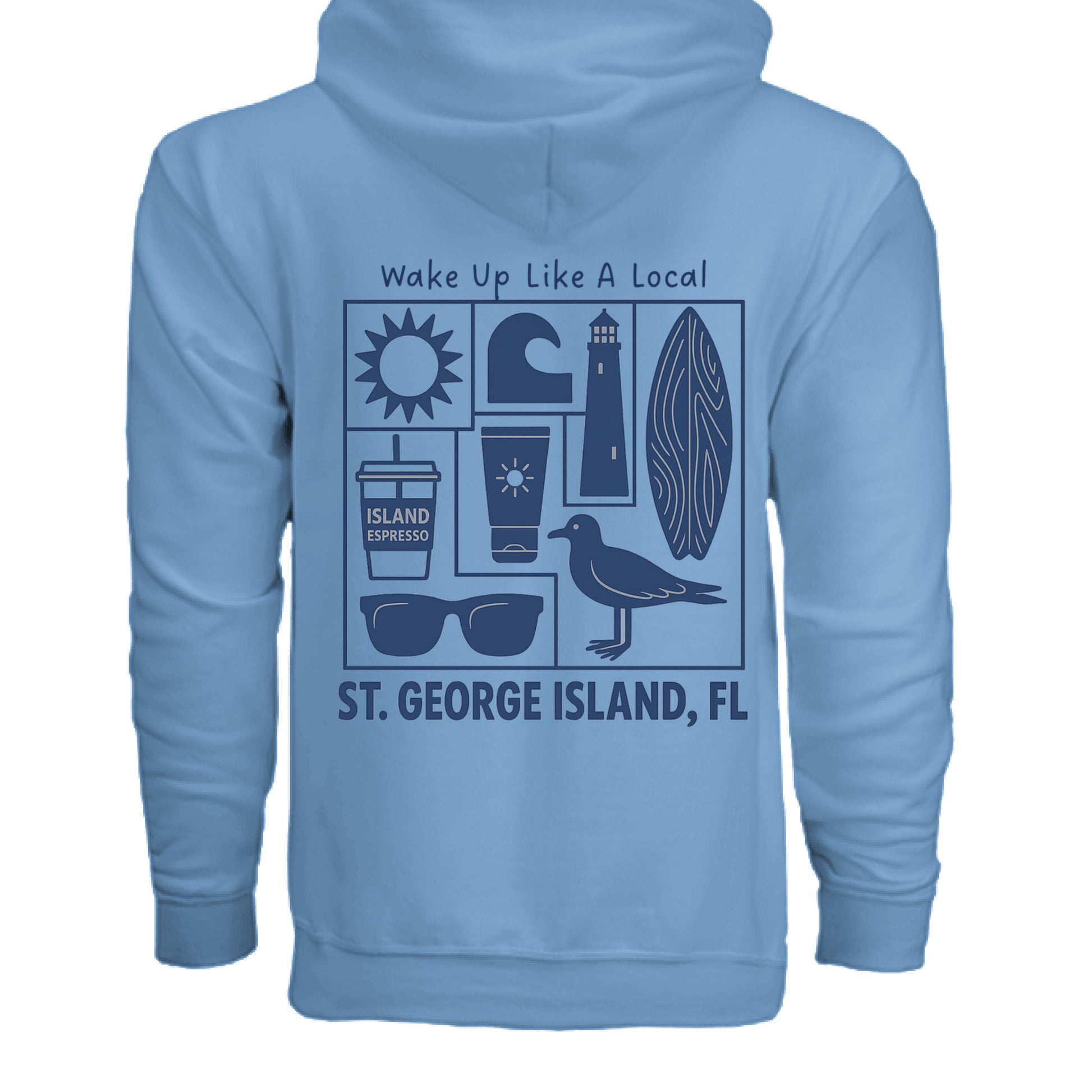 CAROLINA BLUE - BACK